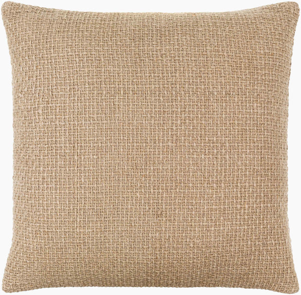 Surya Thurstan Modern 18" Accent Pillow - Stylish Linen & Cotton Blend, Plush Comfort For Your Home Décor Beige Linen,Cotton Ths001-2020d