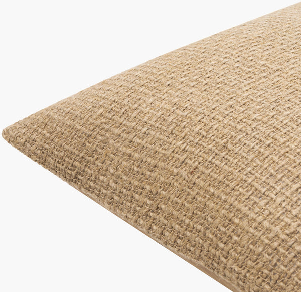 Surya Thurstan Modern 18" Accent Pillow - Stylish Linen & Cotton Blend, Plush Comfort For Your Home Décor Beige Linen,Cotton Ths001-1818