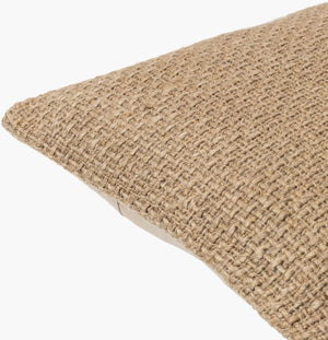 Surya Thurstan Modern 18" Accent Pillow - Stylish Linen & Cotton Blend, Plush Comfort For Your Home Décor Beige Linen,Cotton Ths002-1320