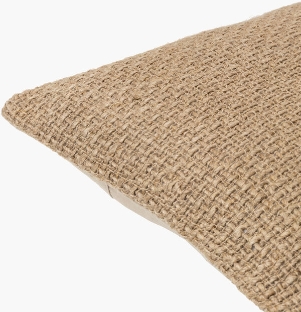 Surya Thurstan Modern 18" Accent Pillow - Stylish Linen & Cotton Blend, Plush Comfort For Your Home Décor Beige Linen,Cotton Ths002-1320