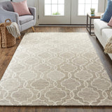 Feizy Rugs Belfort Wool Hand Tufted Cottage Rug Gray/Ivory 12' x 15'
