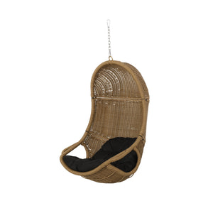 English Elm Christopher Knight Home® - LENA Hanging Basket with Durable Fabric Construction and Sturdy Handles for Stylish Indoor Decor Brown 70428.00BLK