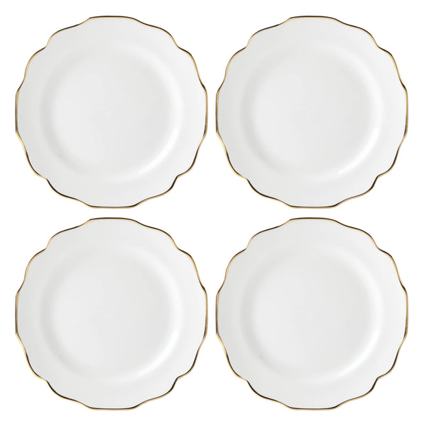 Lenox Contempo Luxe Dinner Plates, Set of 4 White, WHITE PORCELAIN 897272