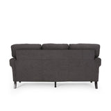 Christopher Knight Home® - Noble House - Burkehaven Contemporary Fabric 3 Seater Sofa with Nailhead Trim