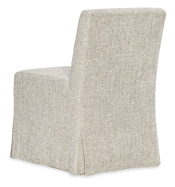 Hooker Furniture Commerce and Market Ren Upholstered Skirted Dining Chair in Performance Fabric 7228-75026-481