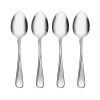 Lenox Oneida Flight Everyday Flatware Dinner Spoons, Set of 4 Metallic, STAINLESS METAL 2865004D