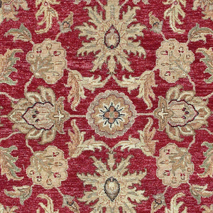 Surya Timeless Handmade 2'6" X 10' New Zealand Wool Rug - Elegant, Durable, Perfect For Any Room Decor! Red Nz Wool Tim7901-913