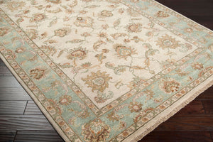 Surya Timeless Handmade 2'6" X 10' New Zealand Wool Rug - Elegant, Durable, Perfect For Any Room Decor! Light Beige Nz Wool Tim7913-23