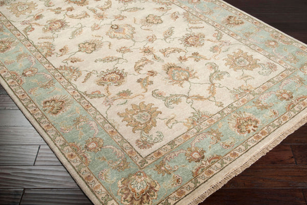 Surya Timeless Handmade 2'6" X 10' New Zealand Wool Rug - Elegant, Durable, Perfect For Any Room Decor! Light Beige Nz Wool Tim7913-23