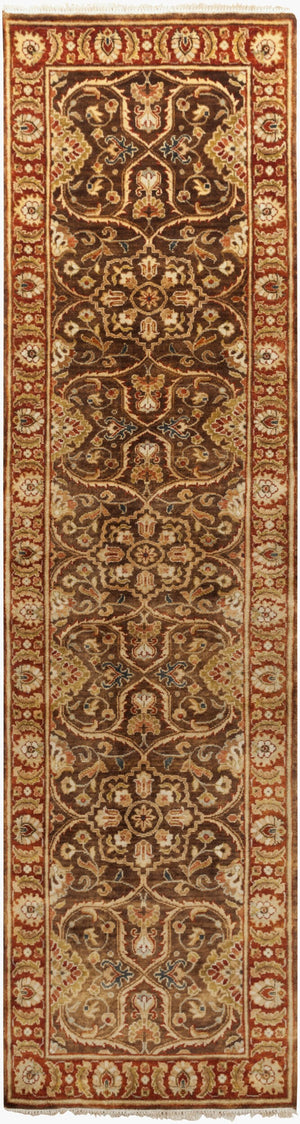 Surya Timeless Handmade 2'6" X 10' New Zealand Wool Rug - Elegant, Durable, Perfect For Any Room Decor! Light Brown Nz Wool Tim7920-2610