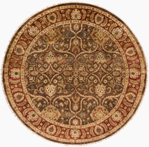 Surya Timeless Handmade 2'6" X 10' New Zealand Wool Rug - Elegant, Durable, Perfect For Any Room Decor! Light Brown Nz Wool Tim7920-8rd