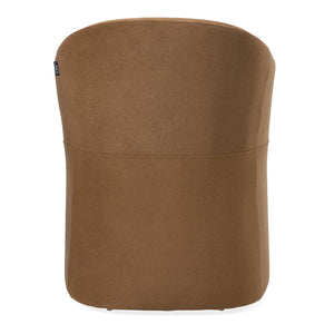 Vig Furniture Modrest Timothy - Elegant Brown Fabric Dining Chair With Rolling Casters For Stylish Comfort Brown  Vgkk-kf.Y2151-brn