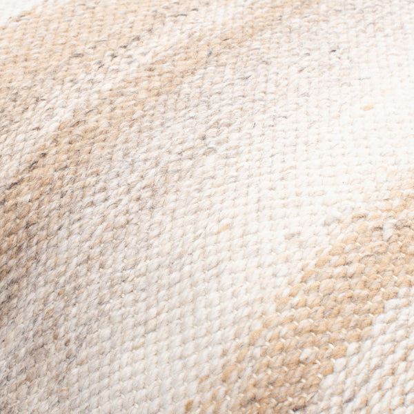 Surya Terrain Eco-friendly 18" Rustic Accent Pillow - Perfect For Outdoor Comfort & Farmhouse Style Decor Cream Recycled Pet Yarn,Polyester Tin002-2222p