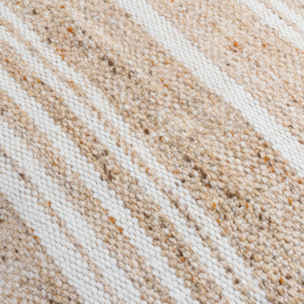 Surya Terrain Eco-friendly 18" Rustic Accent Pillow - Perfect For Outdoor Comfort & Farmhouse Style Decor Tan Recycled Pet Yarn,Polyester Tin003-2020p