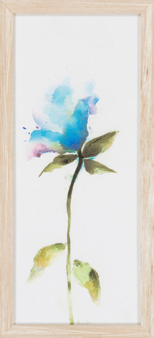 Surya Wall Decor Tip-5000: Modern Framed Art 26"H X 12"W To Revitalize Your Home's Aesthetic Charm! Main, Blue Canvas Tip5001-1226