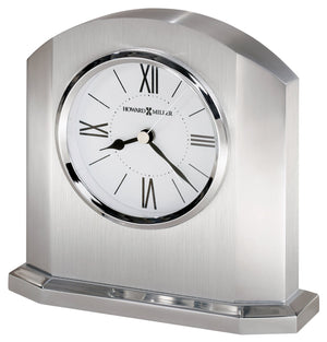 Hekman Furniture 645753 Howard Miller Lincoln Silver Table Clock - Elegant Design With Quartz Movement & Felt Base  Lincoln Tabletop Clock 645753