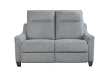 Parker House Madison - Pisces Marine - Powered By Freemotion Power Reclining Sofa And Loveseat Light Blue 100% Polyester (W) Mmad-32ph-p25-pma