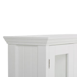 Acadian Double Door Wall Cabinet Pure White B136P158498 Hearth and Haven