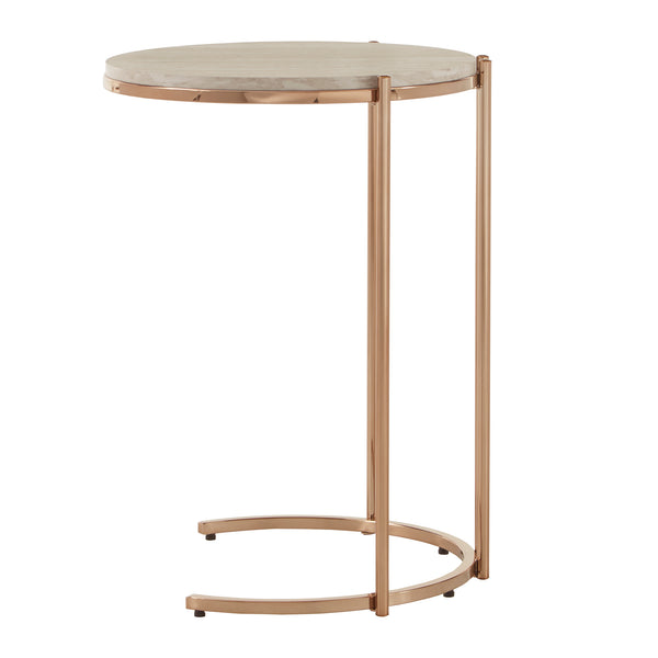 Homelegance By Top-Line Annika Champagne Gold Finish Nesting Tables Champagne Gold Metal