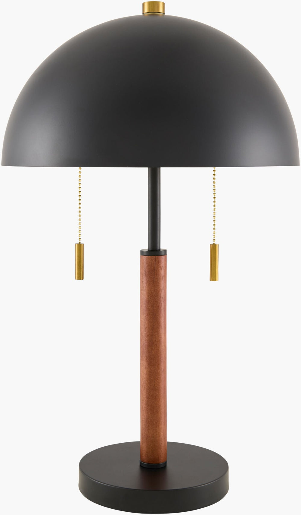 Livabliss Tiwi Hand-painted Iron Accent Table Lamp with Metal Shade for Traditional Interiors TIW-002