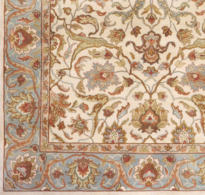 Surya Taj Mahal Tj-101 Luxurious 8' X 8' Handcrafted Wool Rug - Timeless Elegance For Your Home Decor Light Beige Nz Wool Tj1123-268