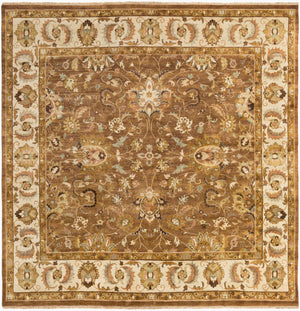 Surya Taj Mahal Tj-101 Luxurious 8' X 8' Handcrafted Wool Rug - Timeless Elegance For Your Home Decor  Nz Wool Tj1130-8sq