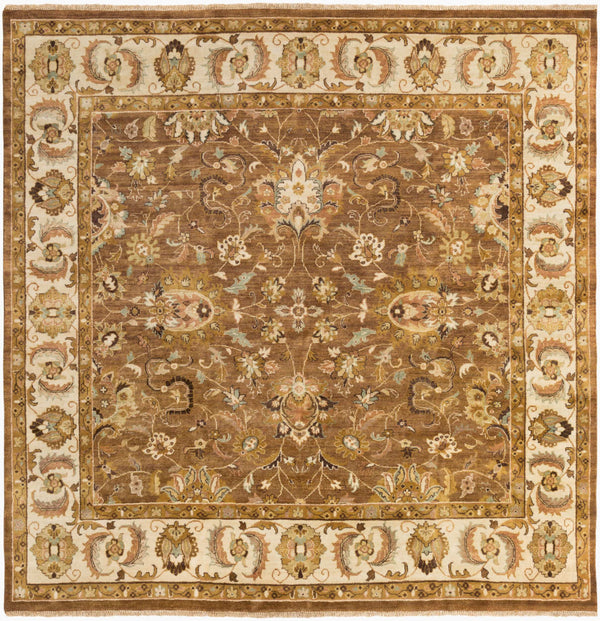 Surya Taj Mahal Tj-101 Luxurious 8' X 8' Handcrafted Wool Rug - Timeless Elegance For Your Home Decor  Nz Wool Tj1130-8sq