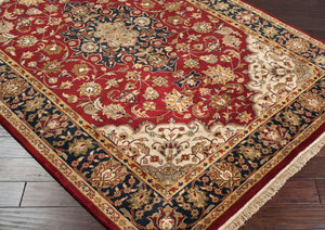 Surya Taj Mahal Handcrafted 8' X 8' New Zealand Wool Rug - Luxurious Elegance For Your Home Décor Rust Nz Wool Tj2000-8rd