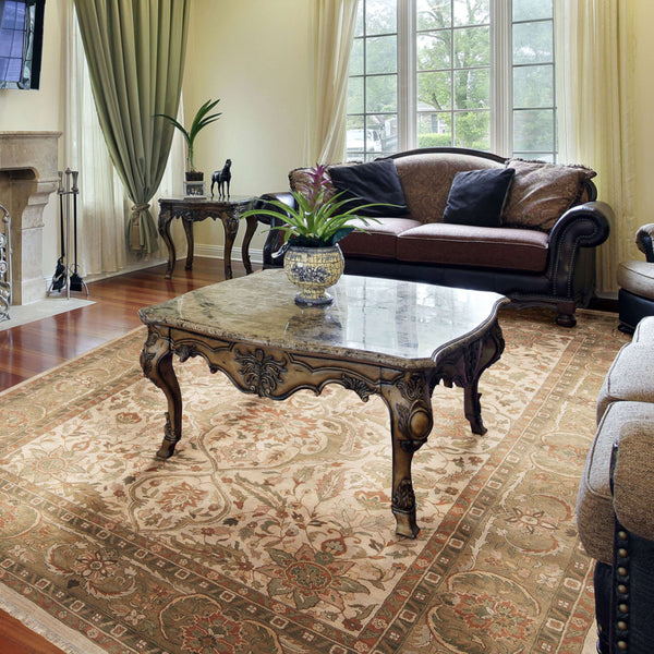 Surya Taj Mahal Handmade 8' X 8' Rug - Luxurious New Zealand Wool, Timeless Hand Knotted Design For Home  Nz Wool Tj45-5rd