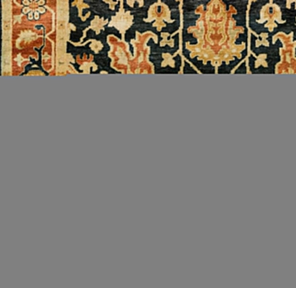 Surya Taj Mahal Tj-6575 Handmade 2' X 3' Luxurious New Zealand Wool Rug - Exquisite Hand-knotted Design Black Nz Wool Tj6599-23