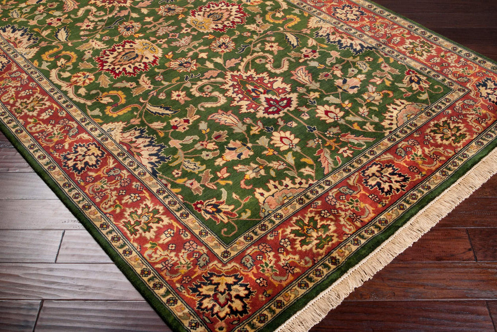 Surya Taj Mahal Hand-made 8' X 8' Luxurious New Zealand Wool Rug - Elegant Touch For Your Home Decor  Nz Wool Tj837-8rd