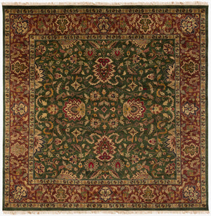 Surya Taj Mahal Hand-made 8' X 8' Luxurious New Zealand Wool Rug - Elegant Touch For Your Home Decor  Nz Wool Tj837-8sq