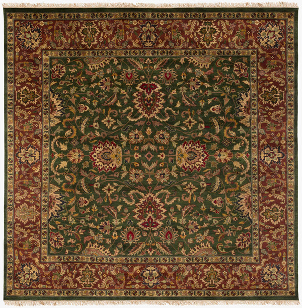 Surya Taj Mahal Hand-made 8' X 8' Luxurious New Zealand Wool Rug - Elegant Touch For Your Home Decor  Nz Wool Tj837-8sq