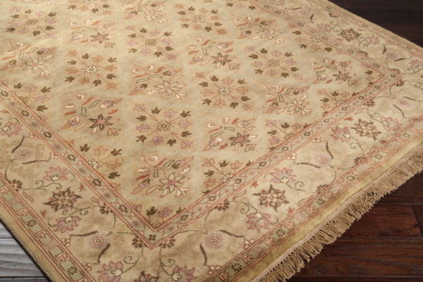 Surya Taj Mahal Tj-909 2'6" X 8' Hand-knotted New Zealand Wool Rug - Elegant, Durable, Timeless Design  Nz Wool Tj909-268