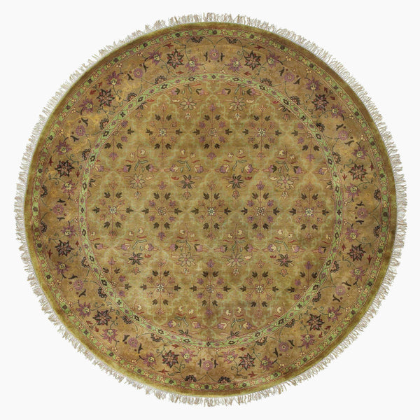 Surya Taj Mahal Tj-909 2'6" X 8' Hand-knotted New Zealand Wool Rug - Elegant, Durable, Timeless Design  Nz Wool Tj909-8rd