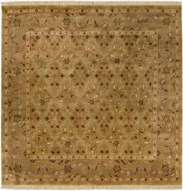 Surya Taj Mahal Tj-909 2'6" X 8' Hand-knotted New Zealand Wool Rug - Elegant, Durable, Timeless Design  Nz Wool Tj909-8sq
