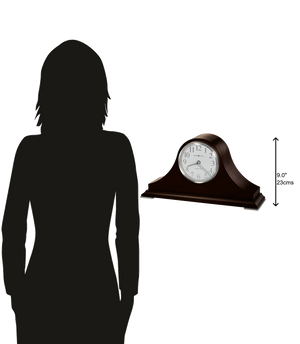 Hekman Furniture 635226 Stunning Dark Wood Mantel Clock With Westminster Chime – Timeless Elegance For Your Home Black Coffee Salem Mantel Clock 635226