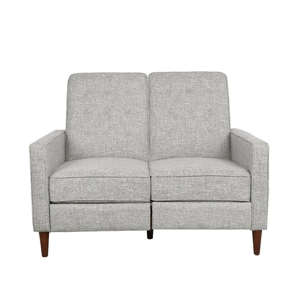 English Elm Christopher Knight Home® - DOUBLE Recliner Fabric Sofa with Plush Cushions and Space-Saving Design for Living Rooms, 49"L LIGHT GREY 72478.00FLGRYTW