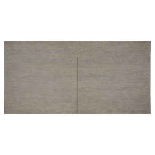 Bernhardt Bernhardt Albion Extendable Dining Table 88-124" Pewter White Oak Farmhouse With X-Stretcher Stability K1749