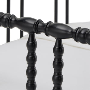 Homelegance By Top-Line Ambrose Metal Spool Daybed Black Metal