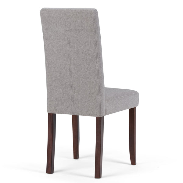 English Elm Acadian Parson Dining Chairs Set Of 2 In Cloud Grey - Elegant Comfort For Modern Spaces B136P159791