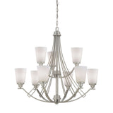 Thomas Wright 33'' Wide 9-Light Chandelier