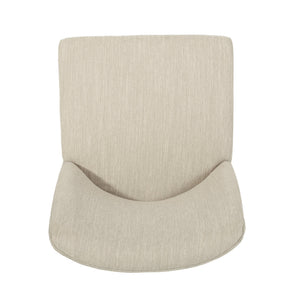 English Elm Dining Chair Set of 2 Solid Wood Textured Fabric Upholstered Farmhouse Modern Style 69408.00FBGE