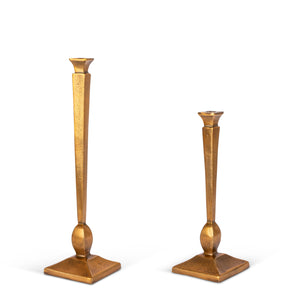 Cast Aluminum Geometric Candlesticks, Set of 2 EAB95578 Park Hill