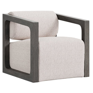 Bernhardt Bernhardt Leilani Outdoor Swivel Chair — Smoked Truffle Teak, 360° Smooth Rotation, Weatherproof Comfort - Made to Order O4319SB