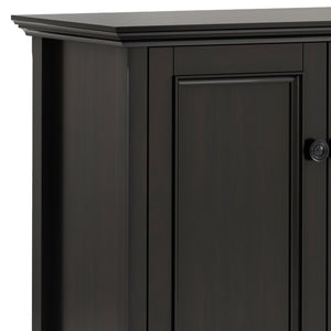 English Elm Amherst 66" Solid Wood Storage Cabinet In Hickory Brown - Stylish Buffet With Adjustable Shelves B136P158352