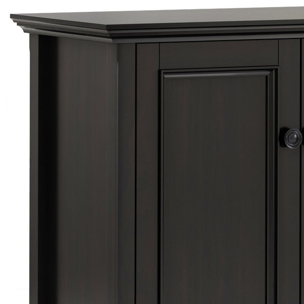 English Elm Amherst 66" Solid Wood Storage Cabinet In Hickory Brown - Stylish Buffet With Adjustable Shelves B136P158352