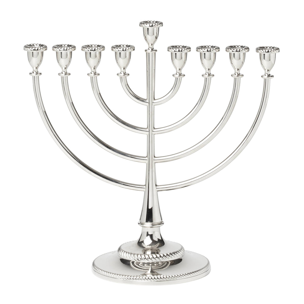 Lenox Reed and Barton Roseland Silver Menorah Metallic, NO COLOR METAL 896613