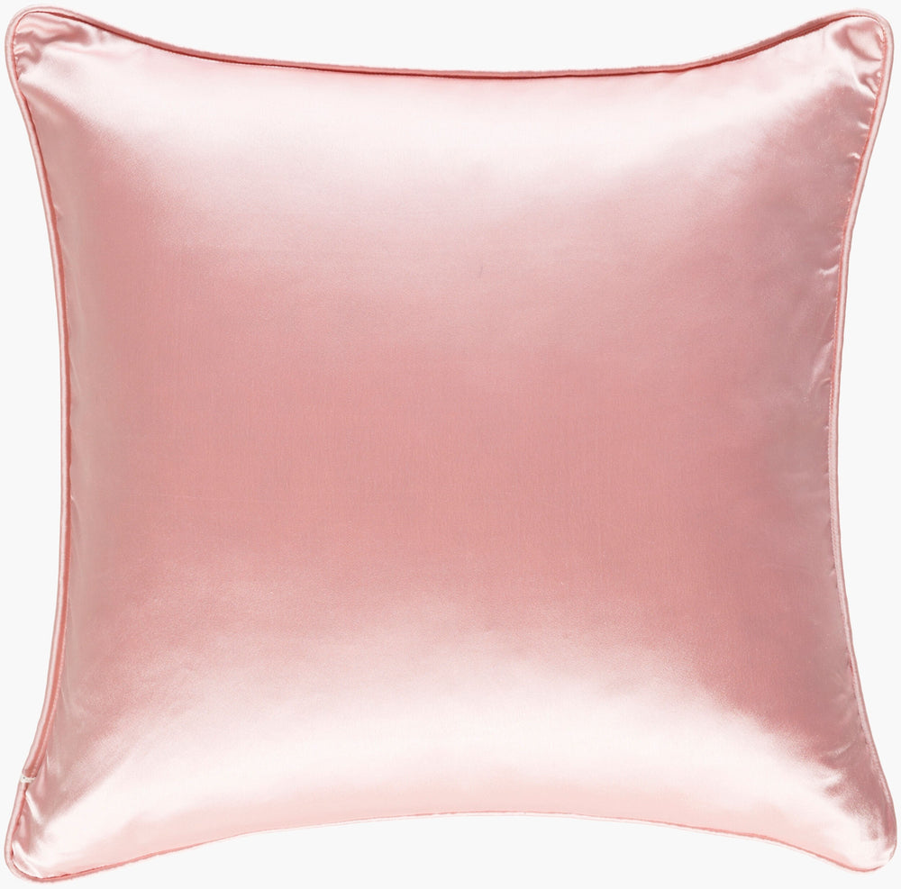Surya Tokyo Tkyo-7203 18" X 18" Durable Accent Pillow - Modern Woven Design For Stylish Home Decor Pale Pink Polyester,Polyester Tkyo7206-1818p