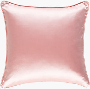 Surya Tokyo Tkyo-7203 18" X 18" Durable Accent Pillow - Modern Woven Design For Stylish Home Decor Pale Pink Polyester,Polyester Tkyo7206-1818p